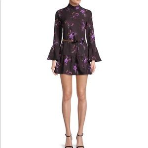 Millie Mackintosh Purple Floral Flare Dress